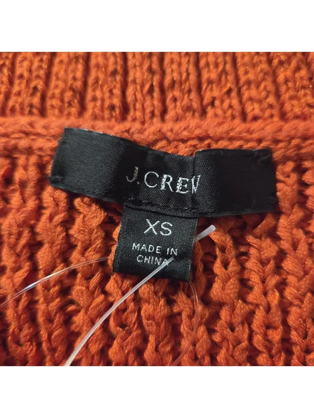 J.Crew Orange Knit Sweater Tank Top XS